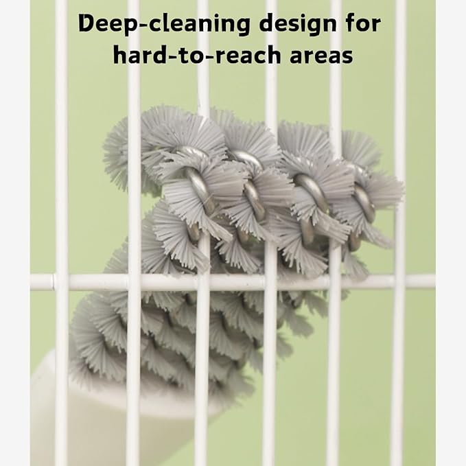 5Pcs Bird Cage Cleaner Set, Stainless Steel Poop Remover & Scraper Tool, Bird Cage Accessories for Small Animal Parakeet Hamster Rabbit Bird Cage Accessories