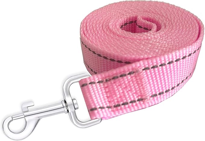 Reflective Dog Leash 4Ft /6 Feet Long, 3/4 Inch Wide, for Small and Medium Dogs