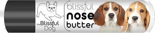 The Blissful Dog Beagle Nose Butter for Dry, Cracked Skin, Lick-Safe Dog Nose Balm with Moisturizing Shea Butter, Almond, Olive, and Essential Oils, Pet Supplies, Uncented, 0.15 oz.