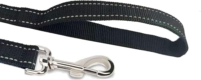 Reflective Dog Leash 4Ft /5 Foot /6 Feet Long, 1 Inch Wide, for Small and Medium Dogs
