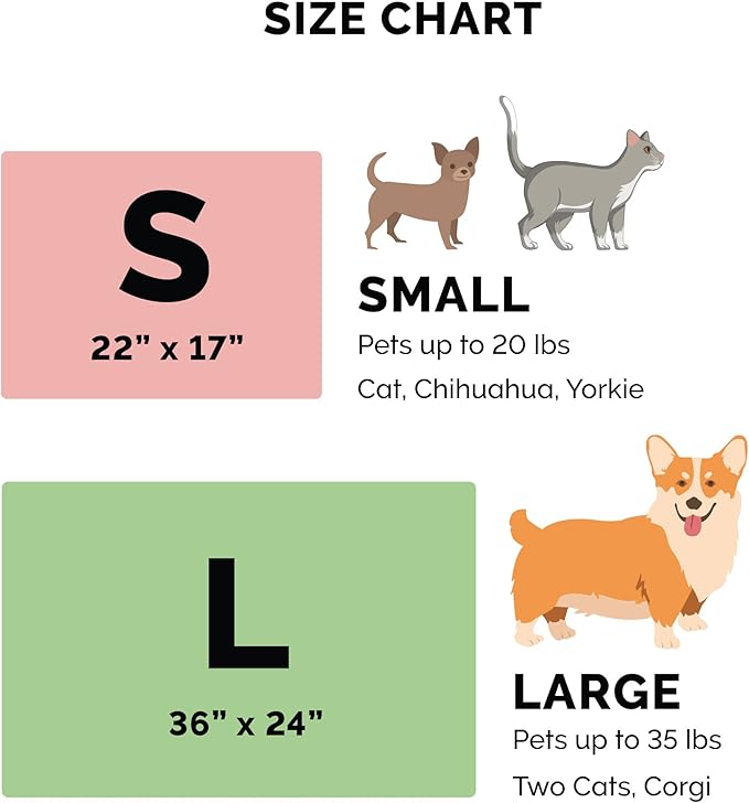 Furhaven ThermaNAP Self-Warming Cat Bed for Indoor Cats & Small Dogs, Washable & Reflects Body Heat - Quilted Faux Fur Reflective Bed Mat - Leopard, Small (Pack of 2)