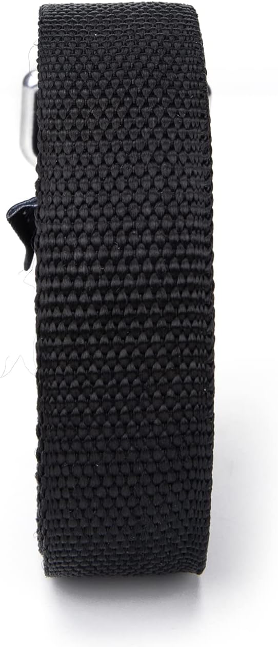 Strong Durable Nylon Dog Training Leash, 1 Inch Wide Traction Rope, 6 ft 10ft 15ft Long, for Small and Medium Dog (Black, 15 Feet)