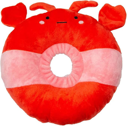 Adjustable Cat Recovery Collar Soft,Cute Pet E-Collar Neck Cone After Surgery Wound Healing Protective Cone Fit for Kitties, Small Dogs(ELC05-lobster-s)