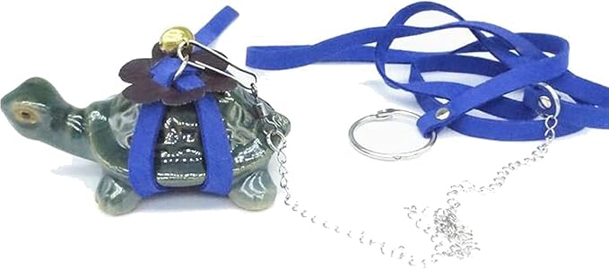 QBLEEV Adjustable Turtle Leash Harness, Pet Tortoise Walking Rope with Comfortable Fit, Outdoor Training Control Harness for Hamsters Guinea Pigs Chinchillas Ferrets