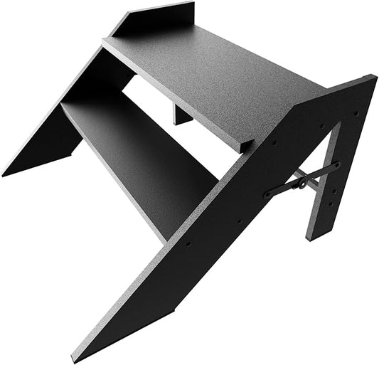 RV Step Stool Foldable, Folding 2 Step Ladder, Hot Tub Steps, Portable Pool Ladder, 660Lbs Heavy Duty Ladder Shelf Outdoor Mobile Home Stairs for Camper, Porch, SPA Poo, Pet