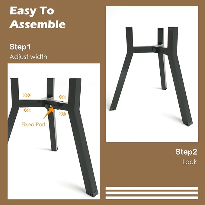 Elevated Dog Bowls for Large and Extra Large Dogs, Adjustable Width Dog Bowl Stand for 7-10.6" Wide Bowls, Food and Water Feeder, 13.7 in Tall Single Holder (Bowl Not Included)