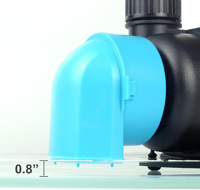 1320GPH Aquarium Return pump with LCD display controller, DC 24V 35W aquarium pump for saltwater freshwater aquarium,fish tank,sump,20 speeds ECO Quiet Submersible and inline pump