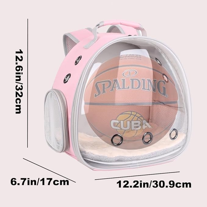 Portable Small Animal Backpack Travel Breathable Pet Carrier Bag Cages for Guinea Pig, Rabbit, Bearded Dragon, Squirrel, Tortoise, Bird, Lizard, Sugar Glider