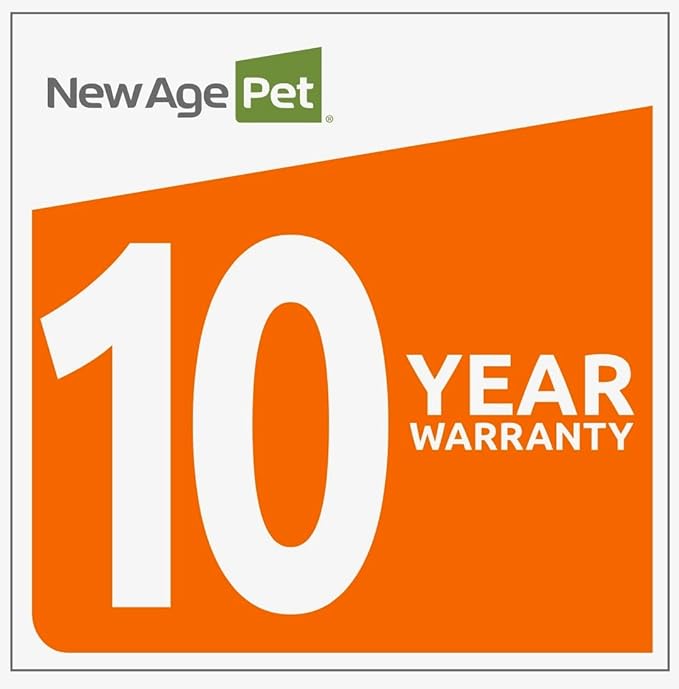 New Age Pet ECOFLEX Dog Crate End Table - Furniture-Style Pet Crate for Crate Trained Dogs - Stainless Steel Tubing & a Latched Closure - 10 Year Manufacturer's Warranty, Medium, Brown