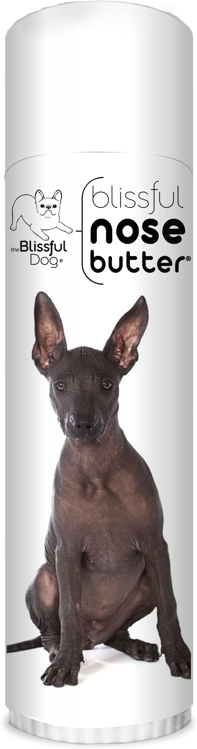 The Blissful Dog Xoloitzcuintli Nose Butter for Dry, Cracked Skin, Lick-Safe Dog Nose Balm with Moisturizing Shea Butter, Almond, Olive, and Essential Oils, Pet Supplies, Uncented, 0.50 oz.