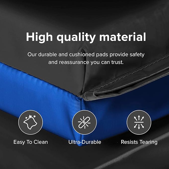 We Sell Mats - 4 ft x 8 ft x 2 in Personal Fitness & Exercise Mat for Home Workout - Lightweight and Folds for Carrying – All Purpose Home Gym Mat – Thick Mat for Yoga, Pilates, Stretches, and Floor Exercises