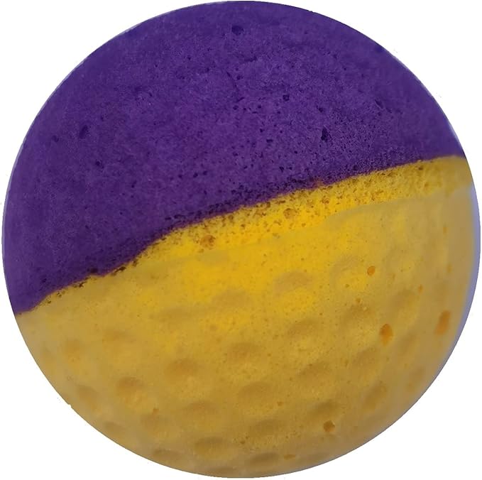 YnFag 24 Pack Foam Soccer Balls Cat Toys for Indoor Cats Cat Balls (24Pcs Two-Color Golf)