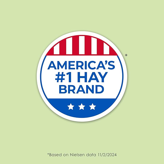 Kaytee Timothy Hay, High Fiber, Grown Specifically for Small Animals, Rabbits, Guinea Pigs, Chinchillas, Ideal Bulk Order for Small Pets, 24 pounds