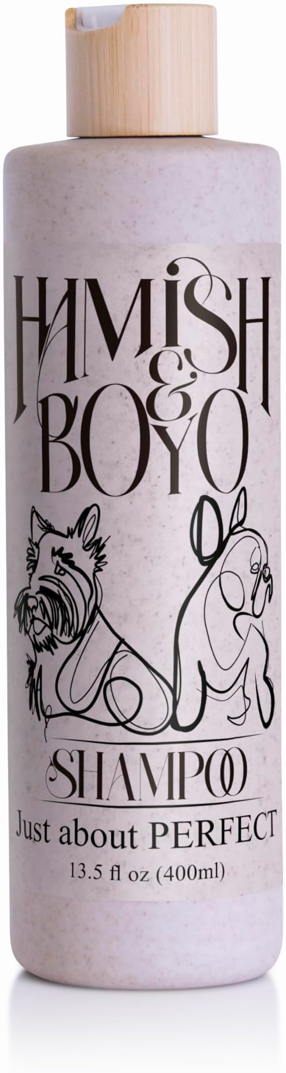 Natural Itch Relief Dog Shampoo – Hypoallergenic & Anti-Itch, Soothes Dry, Sensitive Skin, Oatmeal & Aloe, Lavender Scent, Tear-Free, Safe for Puppies & All Breeds, Made in USA by Hamish&Boyo