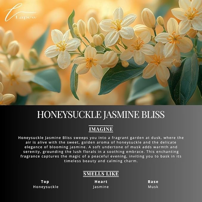 Honeysuckle Jasmine Bliss Carpet Freshener Powder: Powerful Odor Eliminator for Home, Upholstery Deodorizer, Carpet Deodorizer, Pet Urine, Cat Litter Box - Honeysuckle Jasmine Fragrance