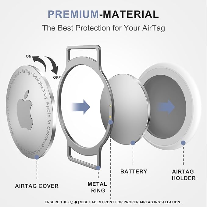 AirTag Cat Collar,Ultra Elastic Cat Tracker Collar with Apple Air Tag Holder, [Lightweight][Scratch Resistant] Stepless Adjustable GPS Pet Collar for Cats Kittens (Orange)