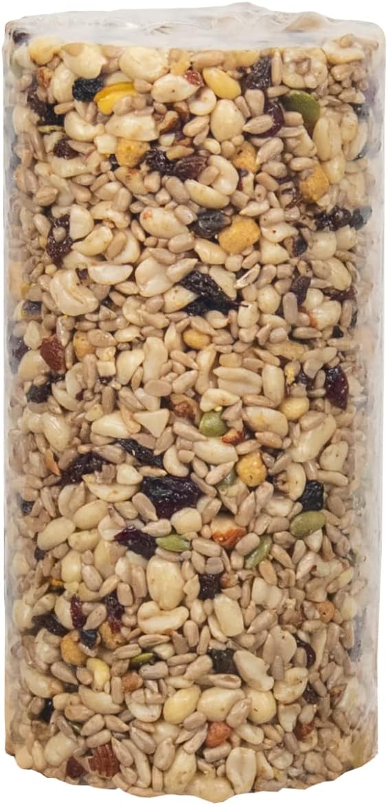 JCs Wildlife Woodpecker Blend Premium Bird Seed 2 lb Small Cylinder with Hole (4 Cylinders)