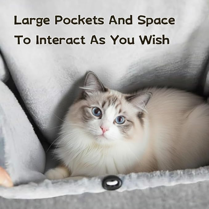 Cat Apron Carrier, Pet Sleeping Bag, Kitten Hands-Free Soft-Sided Carrier Pouch Sling for Small Sized Animals Cat Carrier Pouch Pet Sling Carrier for Small Sized Animals (B,1Pcs)