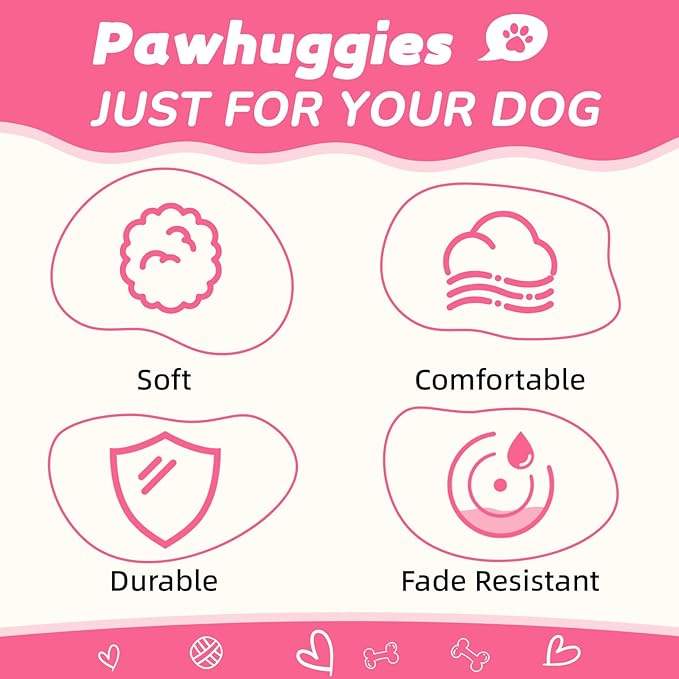 Rose Pink Dog Collar and Leash Set for Medium Size Dog, Breathable, Anti-Odor & Soft, Comfortable for Sensitive Skin Puppies, 90% Bamboo Rayon, Quick-Release Buckle Pet Collar for Medium Breeds