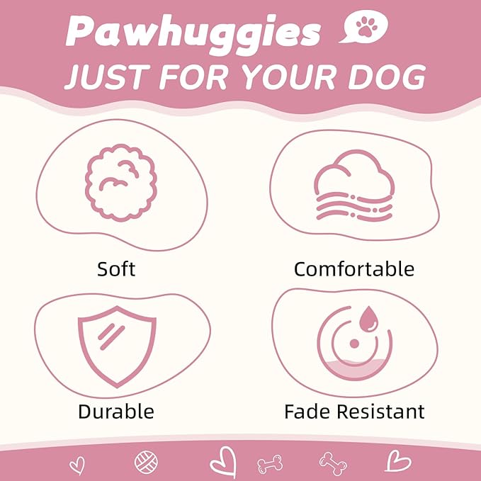 Pink Dog Collar for Small Dogs, Breathable, Anti-Odor & Soft, Comfortable for Sensitive Skin Puppies, 90% Bamboo Rayon, Adjustable Quick-Release Buckle Pet Collar for Chihuahuas Frenchie