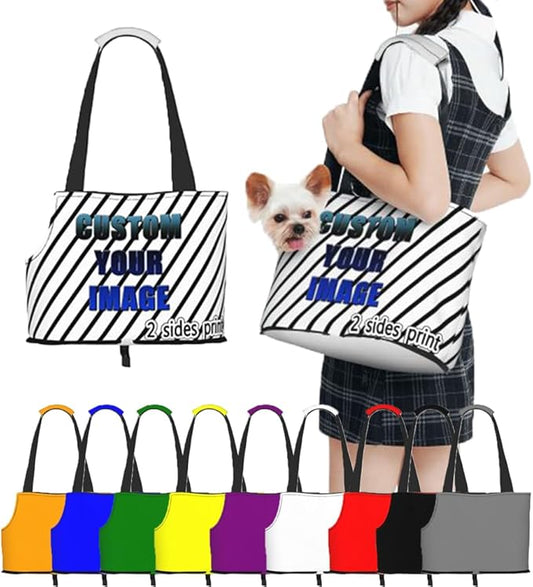 Personalized Pet Carrier Portable Breathable Basket Bag for Dogs and Cats Small Animal Suppliesl Outdoor Portable Carrying Pet Bag
