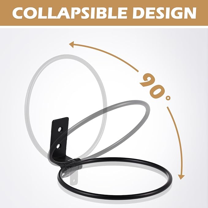 Dandat 6 Pack Elevated Dog Bowls 25 oz Wall Mounted Bowl Stainless Steel Adjustable Height Raised Puppy Metal Food and Water Bowls for Cat, Puppy, and Dogs