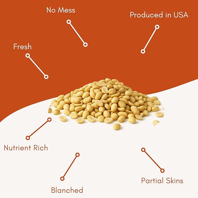 Fresh Shelled Peanuts for Birds & Squirrels - Raw Wildlife Peanuts, No Mess Bird Seed, No Waste Bird Seed for Wild Birds & Backyard Squirrels (35lbs)