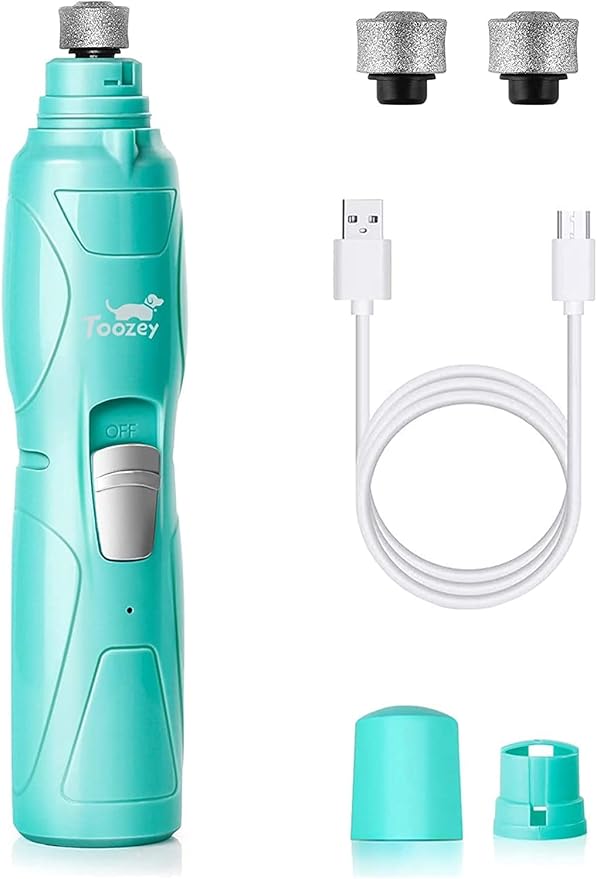 WWVVPET Replacement Grinding Wheel Heads 2 Pack Too-zey/Other Brands of Electric Dog Nail Grinders Pet Cat Nail Clippers【New Type】, Diamond Bit Material