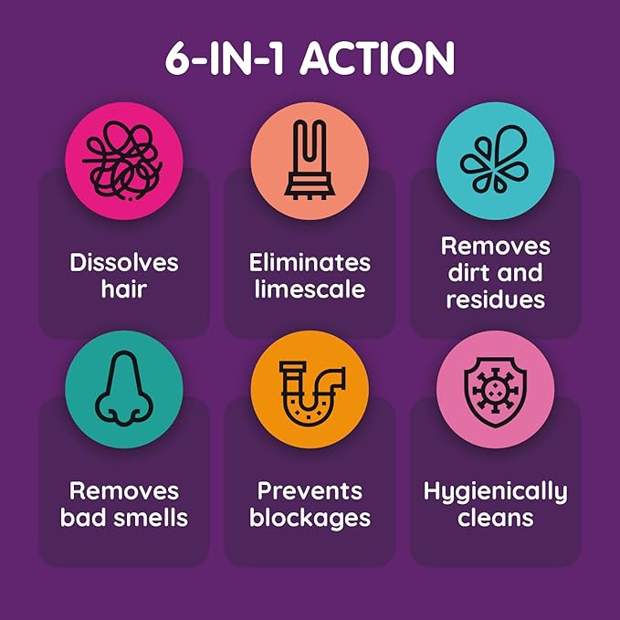 Vamoosh 6-in-1 Washing Machine Cleaner | Patented Pet Hair Dissolving Technology | Made in the UK | No Harmful Chemicals | Removes Limescale | Descales | Lemon Fresh Scent | 150g (Pack of 2)