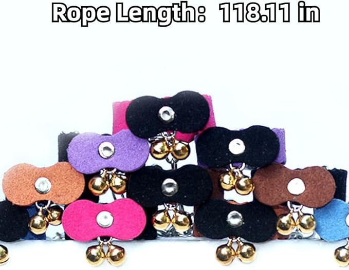 Sugar Glider Traction Rope Strap Anti-Biting Chain Rope, Small Animal Walking Collar Harness with Lead Leash for Hamster Gerbil Rat Mouse Ferret Chinchilla Squirrel (Purple)