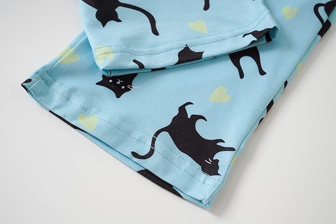 YIJIU Women's Sleepwear Long Sleeve Top and Pants Pajama Set Panda Print Nighty