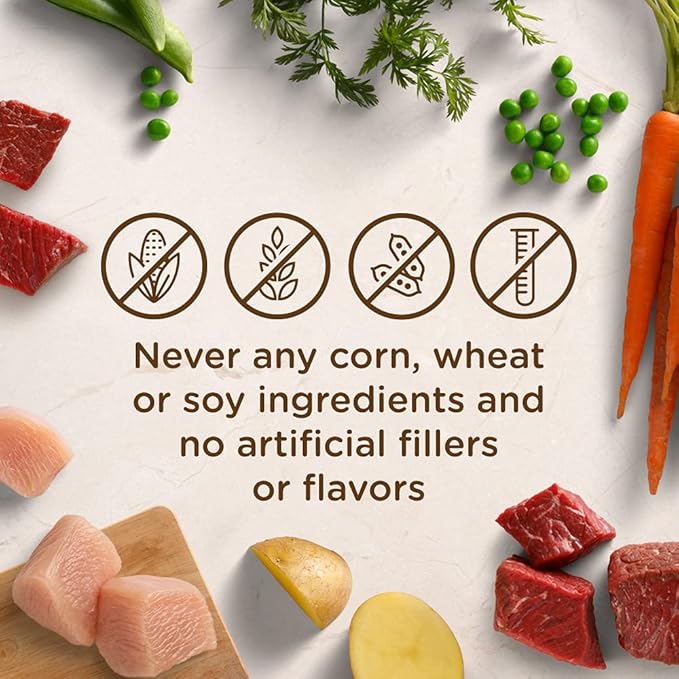 Nutrish Rachael Ray Wet Dog Food Variety Pack Hearty Recipes, 6-8 oz. Tubs, 2 Count