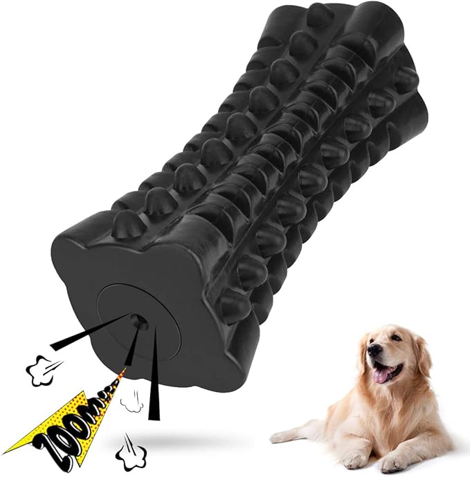 VANFINE Indestructible Squeaky Dog Toy – Tough Rubber Chew Toy for Aggressive Large Dogs, Durable and Safe for Interactive Play