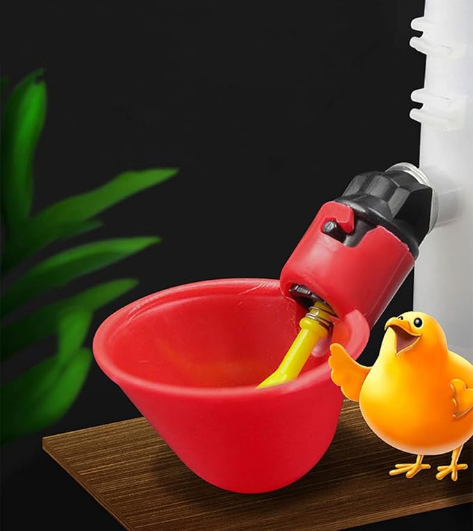 DoubleWood Fully Automatic Poultry Drinking Machine Chicken Drinking Cup, Chicken Drinking Watering Cups/Poultry Drinking Machine (24)