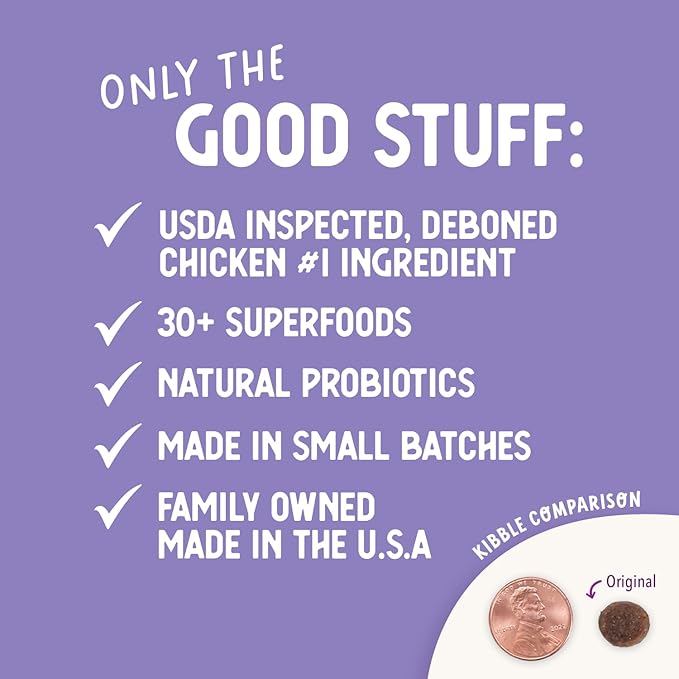 Health Extension Original Chicken & Brown Rice, Protein Packed Formula with Probiotics & Superfoods for Digestion & Coat Health (4 lb Bag)