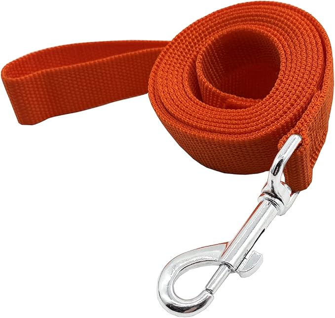 Nylon Dog Training Leash, Traction Rope, 4Ft /5 Foot /6 Feet Long, 5/8 inch 3/4 Inch 1 Inch Wide, for Small and Medium Dogs