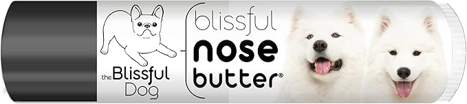 The Blissful Dog Samoyed Unscented Nose Butter - Dog Nose Butter, 0.15 Ounce