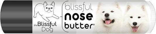 The Blissful Dog Samoyed Unscented Nose Butter - Dog Nose Butter, 0.15 Ounce