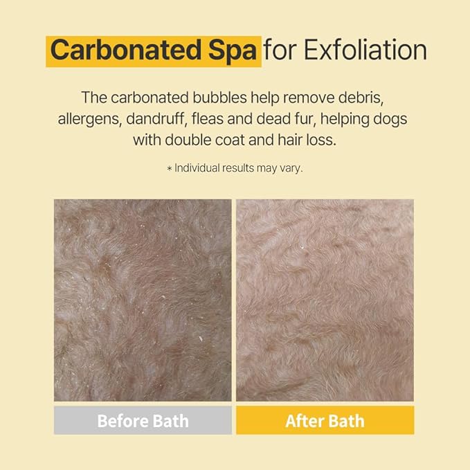 PetO’Cera Hot Spring Bath for Dogs, Alps Onsen Water, Soothes Dry, Itchy, Inflamed Skin, Conditions Coat, Anti-Lick Paw Soak, Hypoallergenic, Tear-Free, No-Rinse Dog Spa, 1.05oz, Dog Grooming, 3.3 lbs