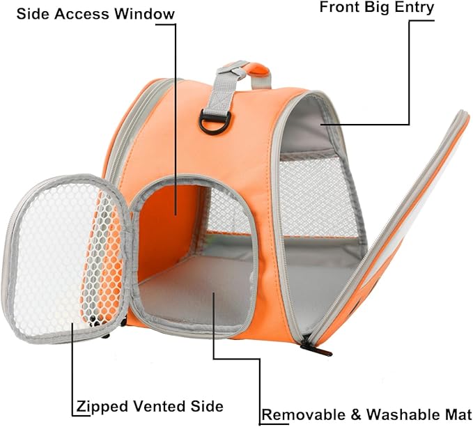 Guinea Pig Carrier,Guinea Pig Carrier for 2,Reptile Travel Carrier for Lizards Sugar Glider Hedgehog Rat Parrot Birds