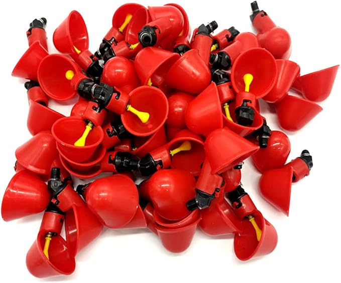 DoubleWood Fully Automatic Poultry Drinking Machine Chicken Drinking Cup, Chicken Drinking Watering Cups/Poultry Drinking Machine (24)