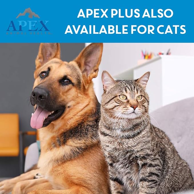 Apex Plus Flea and Tick Prevention for Dogs | Medium (23-44 lbs) | 3-Month Supply | Dog Flea and Tick Treatment | 24-Hour Activation, Waterproof, 30-Day Protection