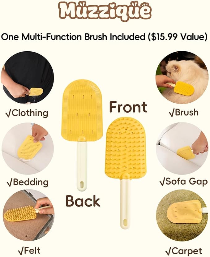 Large Cat House for Indoor Cats&Small Dogs, w/Hair Brush, DIY Expandable Felt Pet Tunnel Castle, Modular Multi Layer Kitten Nest, Peekaboo Kitty Cave, 3 Perch Puppy Bed Furniture, 3 Tier XL Platform