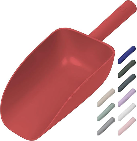 Extra Big Multipurpose Scoop– Solid Deep Scooper for Any Household – Disposing/Replacing Litter – Big Size Animal Pet Food Shovel – 44oz