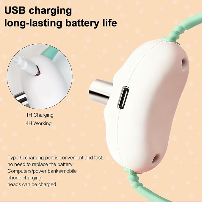 Walfront Cat Toys, Interactive Laser Cat Toys for Indoor Cats, USB Rechargeable Kitten Toy, Adjustable 9.1–13.4"(23-34cm), 2 Models & 41°Adjust Angle, Automatic Cat Toy for Chase Fun Play Exercise