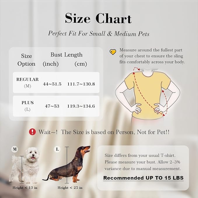 Dog & Cat Carrier Sling, Adjustable Soft Padded Shoulder Puppy Carrier, Hands-Free Dog Carrier Bag with Double Safety Buckles Premium Material for Outdoor Travel (Dark Gray, M)