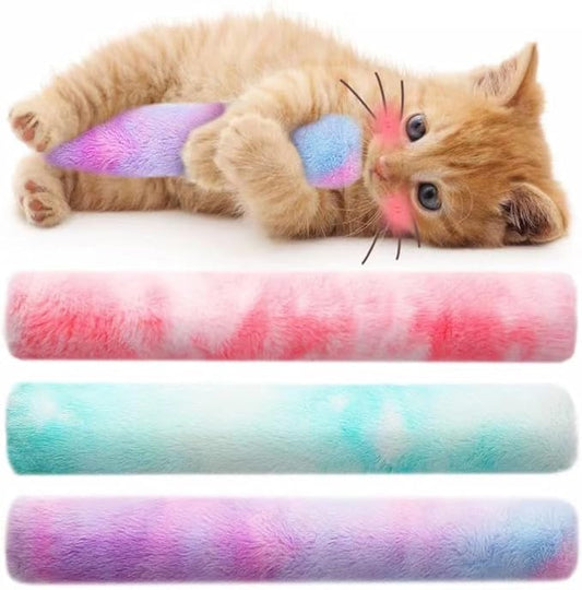 PAZ'S GIFT Catnip Toys - Cat Kick & Rope Toys for Indoor Play, cat & Kitten Teething Chew Toys for Aggressive Chewing & Teeth Cleaning (Cat Pillow)