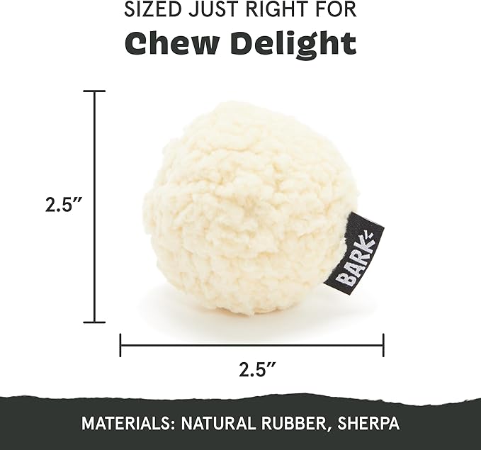 Barkbox Super Chewer Tough Dog Chew Toys for Aggressive Chewers, Plush 2 Toys in 1 (Potato - Small)