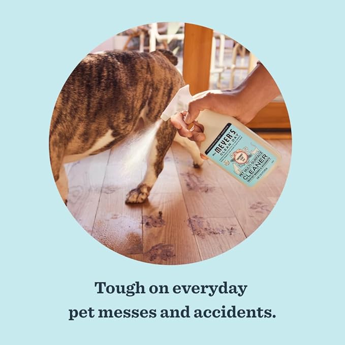 Mrs. MEYER'S CLEAN DAY Pet Multi-Surface Cleaner, Coconut Leaf Scent, 16oz