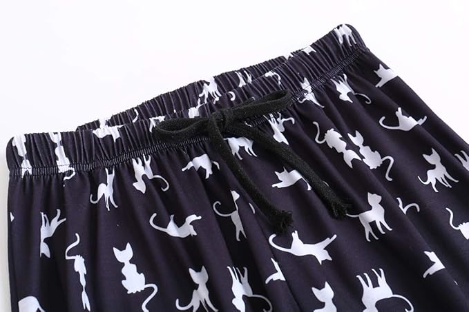 YIJIU Women's Sleepwear Long Sleeve Top and Pants Pajama Set Panda Print Nighty